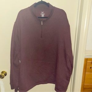 George Men’s 3XL Long Sleeve Soft Comfy Maroon Sweater